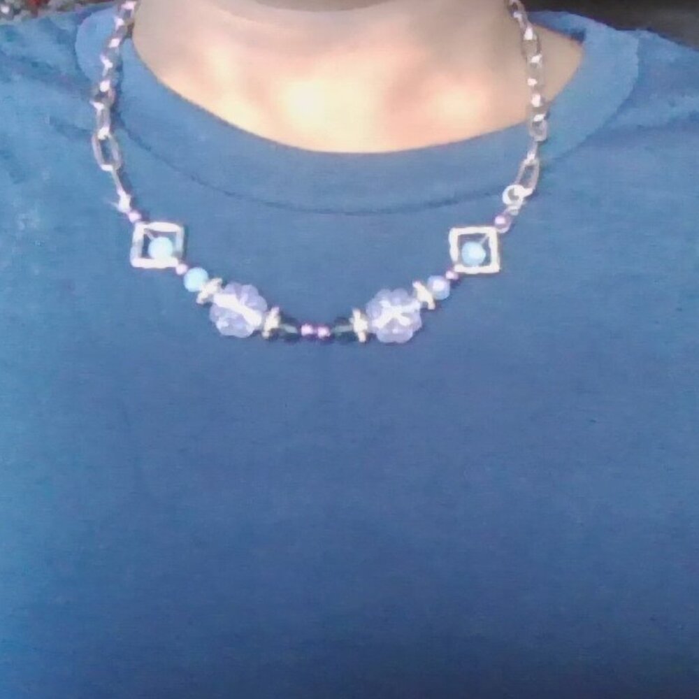 purple  necklace